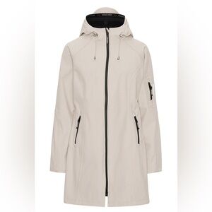 Women's Cream/Sesame Colored Hooded Jacket